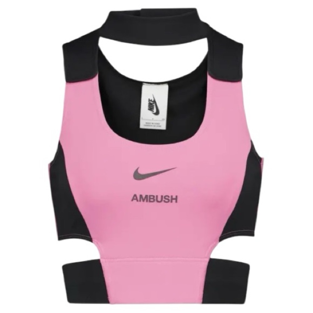 Nike x AMBUSH Choker Crop Top – Pink/Black – Size XS l Poshmark - Picture 2 of 12